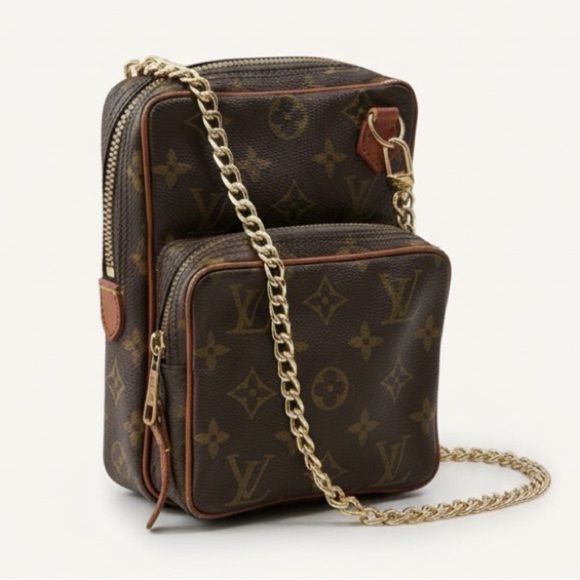 Louis Vuitton Handbags - Louis Vuitton Monogram Mini Amazon Bag Crossbody Detachable Chain Strap Two Zip